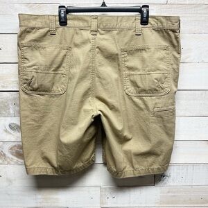 Carhartt Cargo Shorts Beige Relaxed Fit Force Tan Mens Size 42 Pockets‎